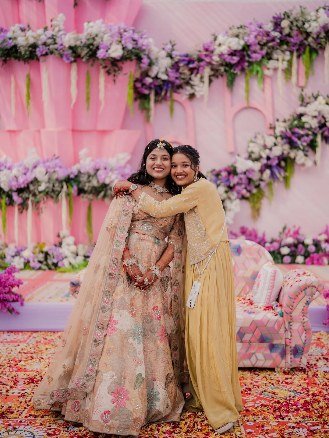 “Sun-Kissed Love, Carnival of Colors & Haldi Full of Happiness!” 🌞🌼Where sunshine met love, an (13)