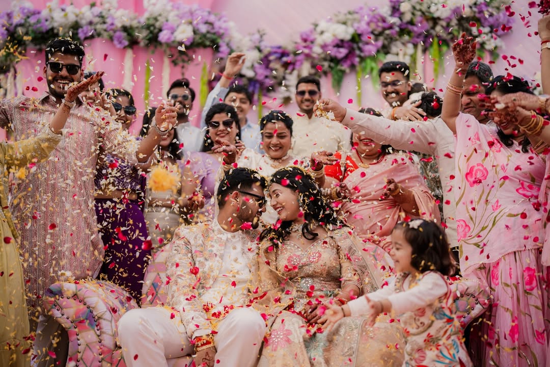 “Sun-Kissed Love, Carnival of Colors & Haldi Full of Happiness!” 🌞🌼Where sunshine met love, an (3)