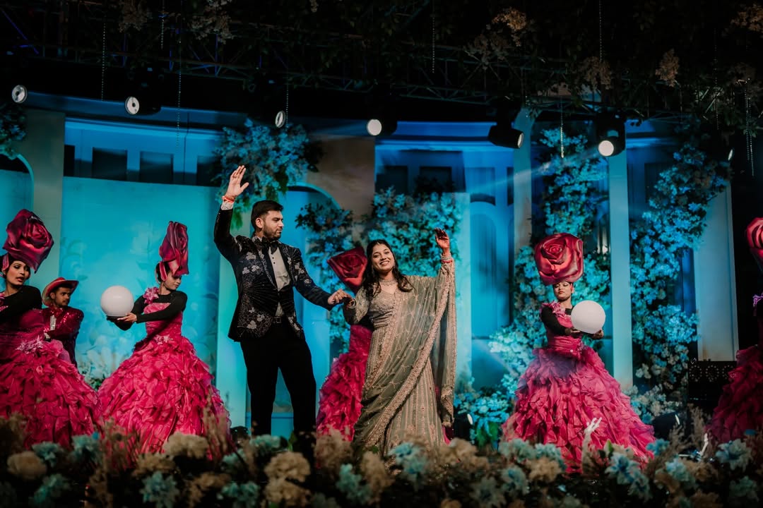 💃🕺When love meets rhythm & the night turns into a celebration of forever Aditya ❤️ Dr. Vartika (6)